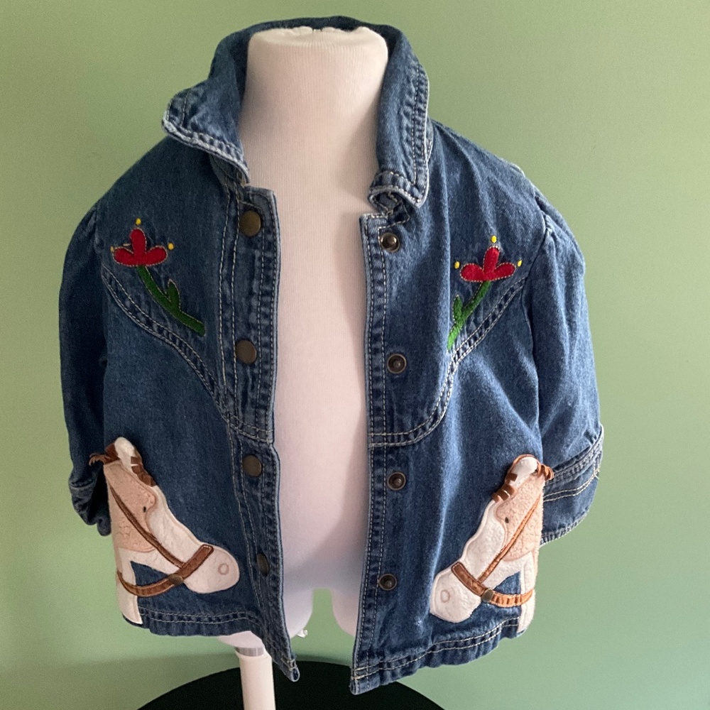 Vintage style western denim top/jacket